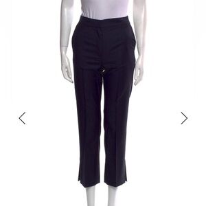 Loulou Studio Navy Pinstripe Straight Leg Pants